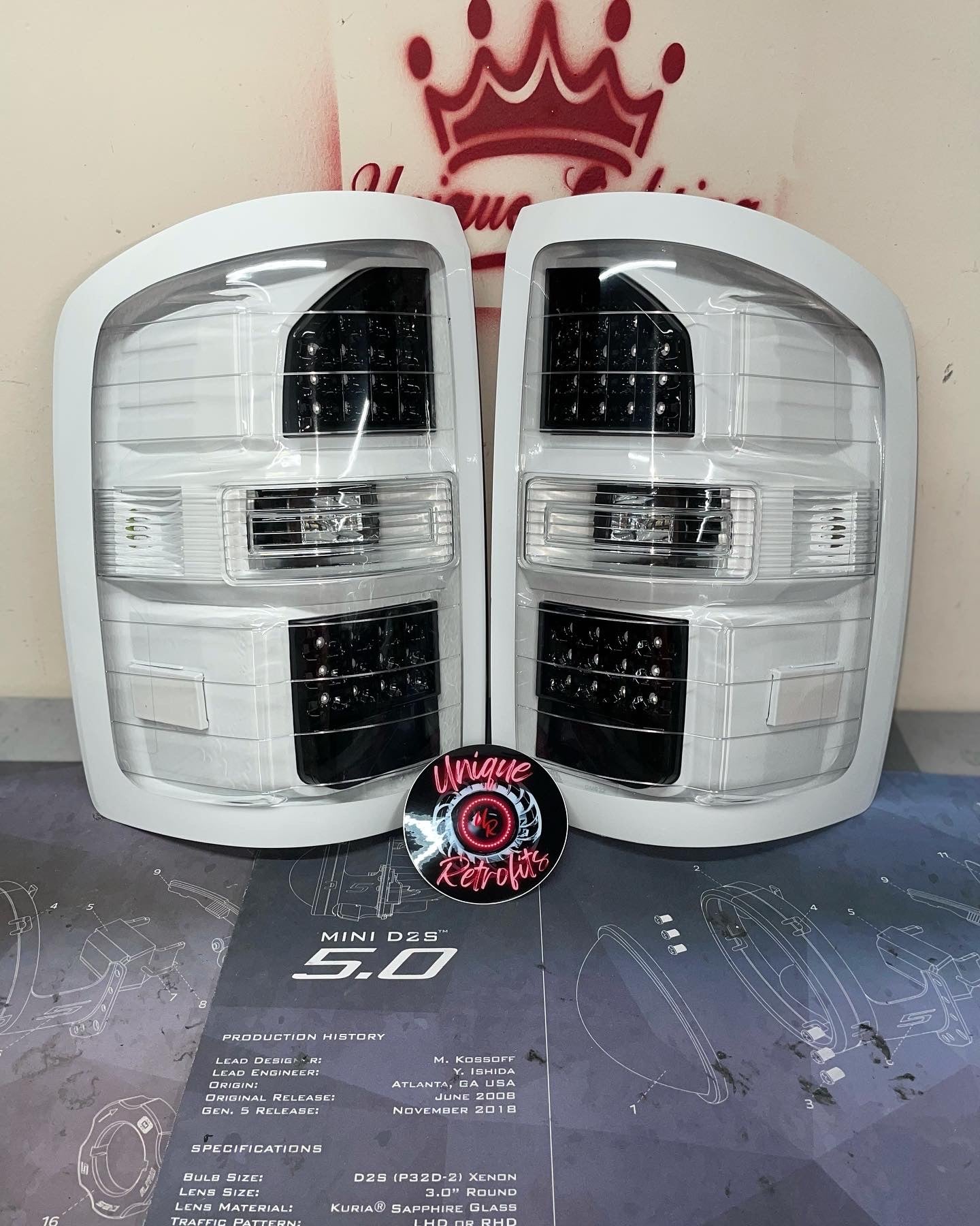 14-18 GMC Sierra taillights