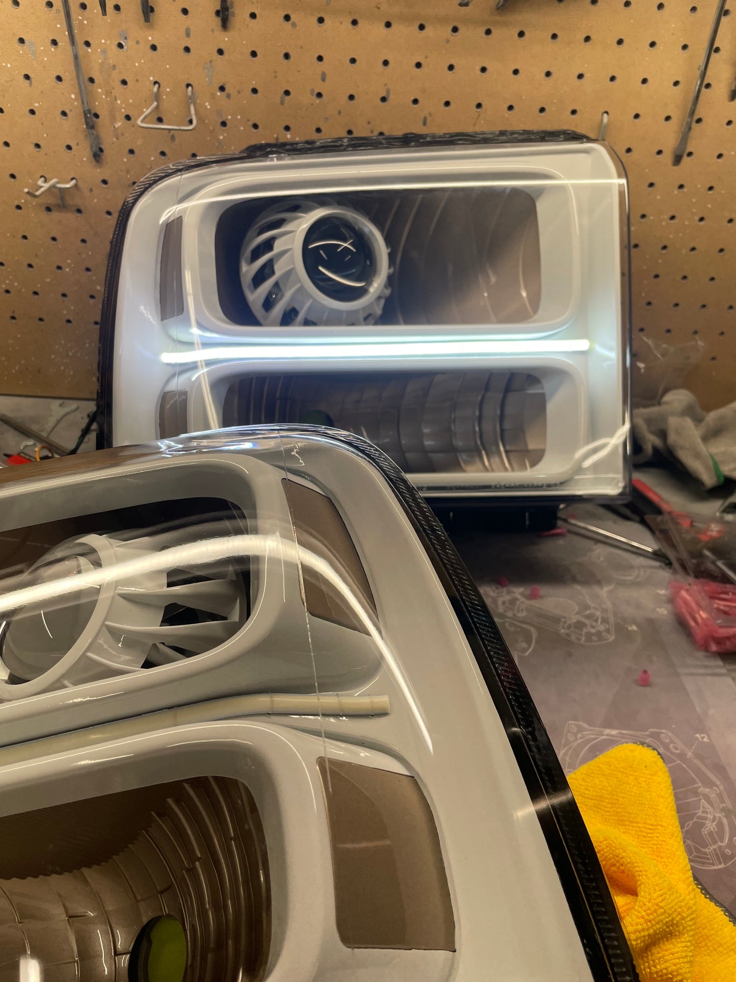 2005-2007 Ford Super duty Custom Headlights