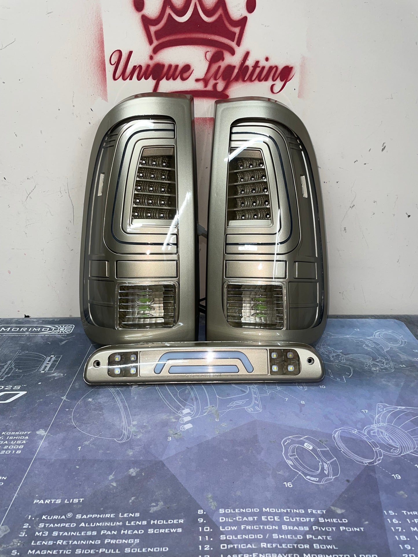 08-16 Ford Super Duty C Bar Taillights