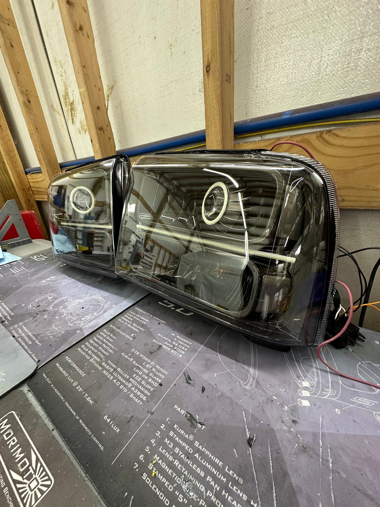 2005-2007 Ford Super duty Custom Headlights