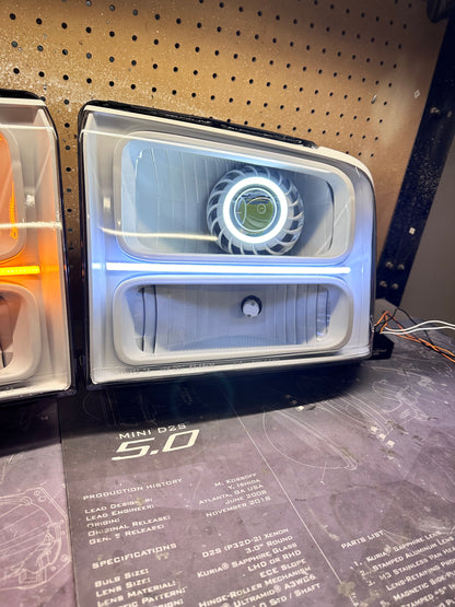 2005-2007 Ford Super duty Custom Headlights