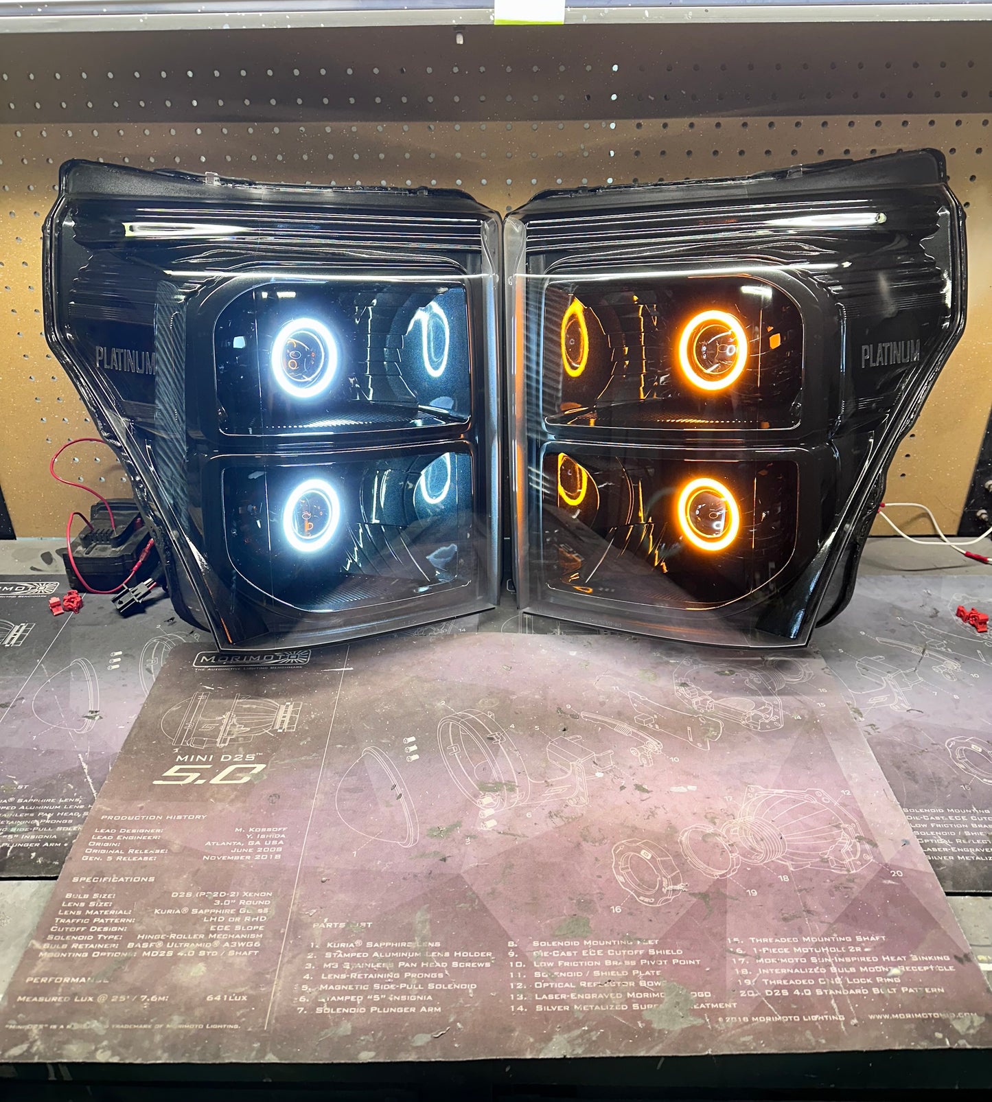 Pre Built 2011-2016 Super Duty Projector Headlights