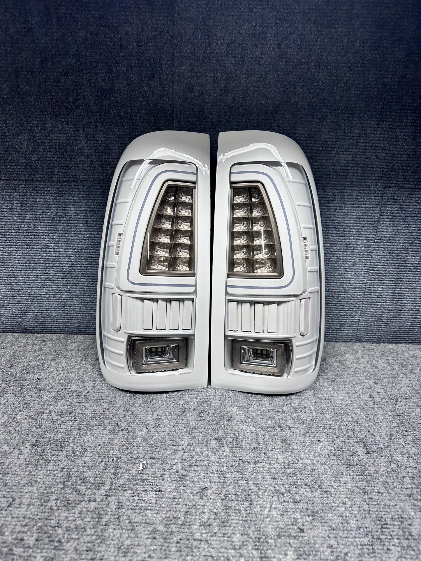 99-16 Super Duty Colormatched LED C Bar Tail Lights