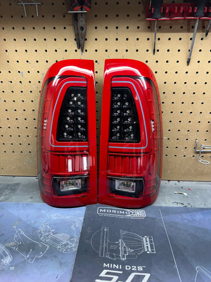 99-16 Super Duty Colormatched LED C Bar Tail Lights